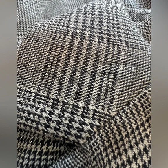 Trevan Women's Houndstooth Plaid 4 Button with Pockets Blazer Size 4 Corpcore - Picture 6 of 9